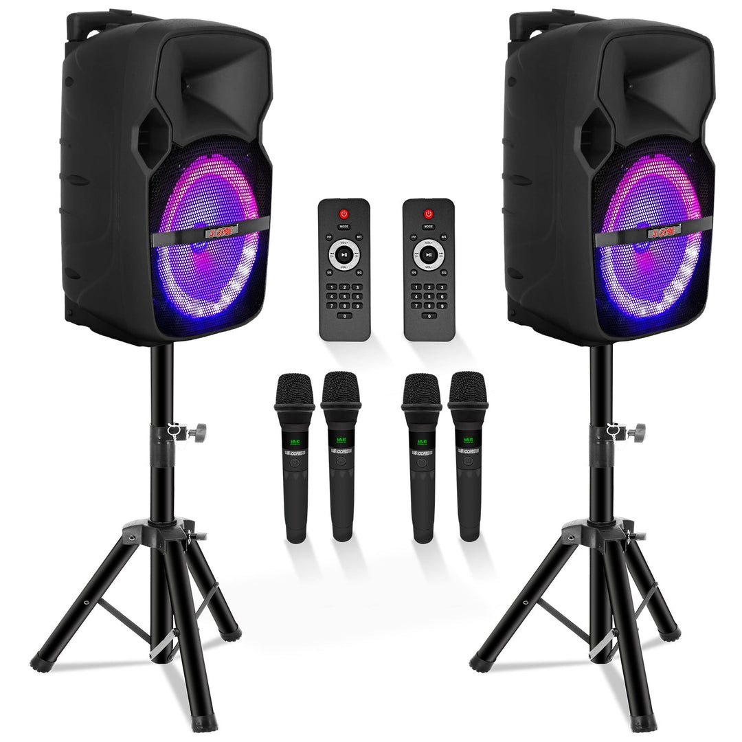 Take the Party Anywhere — Introducing the 5Core Bluetooth PA Speaker with Wireless Mics